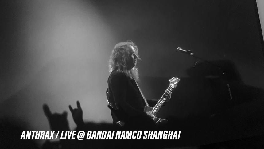 Photo Anthrax live in Shanghai China Tour